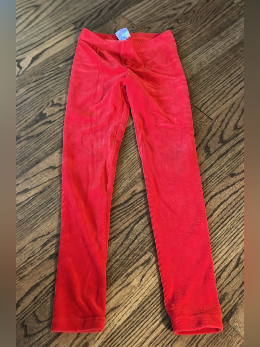 Kids Red Corduroy Leggings - Hanna Andersen Brand